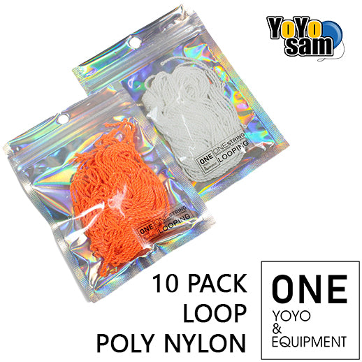 ONE YOYO & EQUIPMENT 10 Pack Looping Polyester Nylon Blend Yo-Yo String