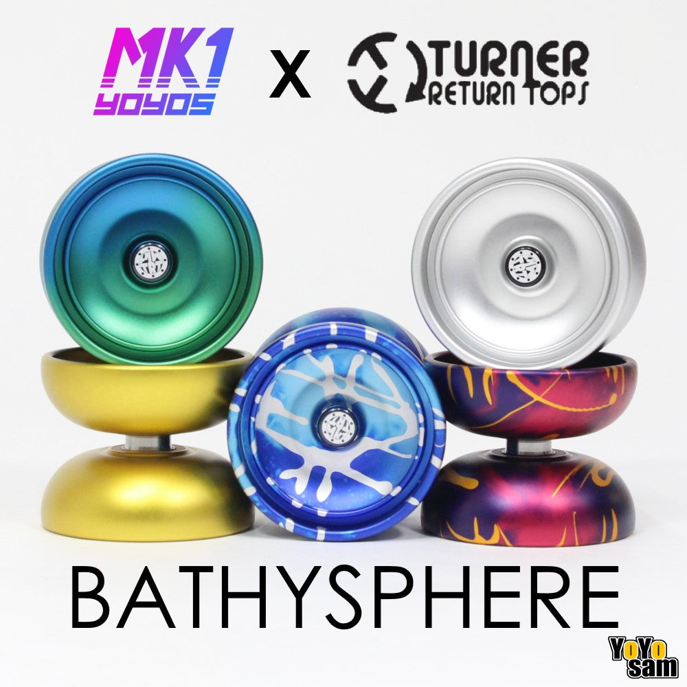MK1 x TRT Bathysphere Yo-Yo - Double Hulled Aluminum Orangic YoYo