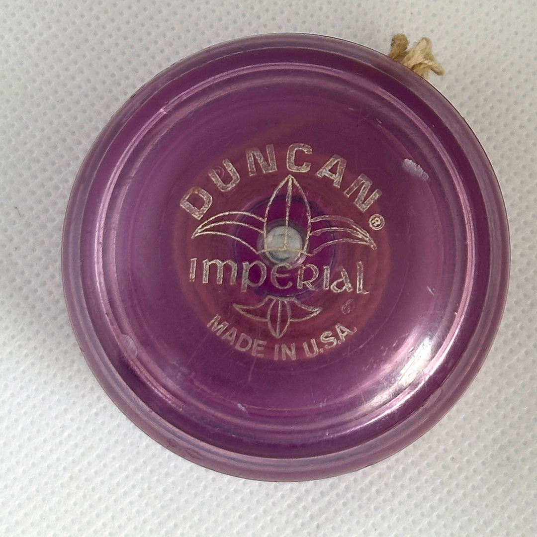 Vintage Duncan Fluer-de-lis Imperial Yo-Yo -Purple- Very Good Condition-Made in USA — view 4
