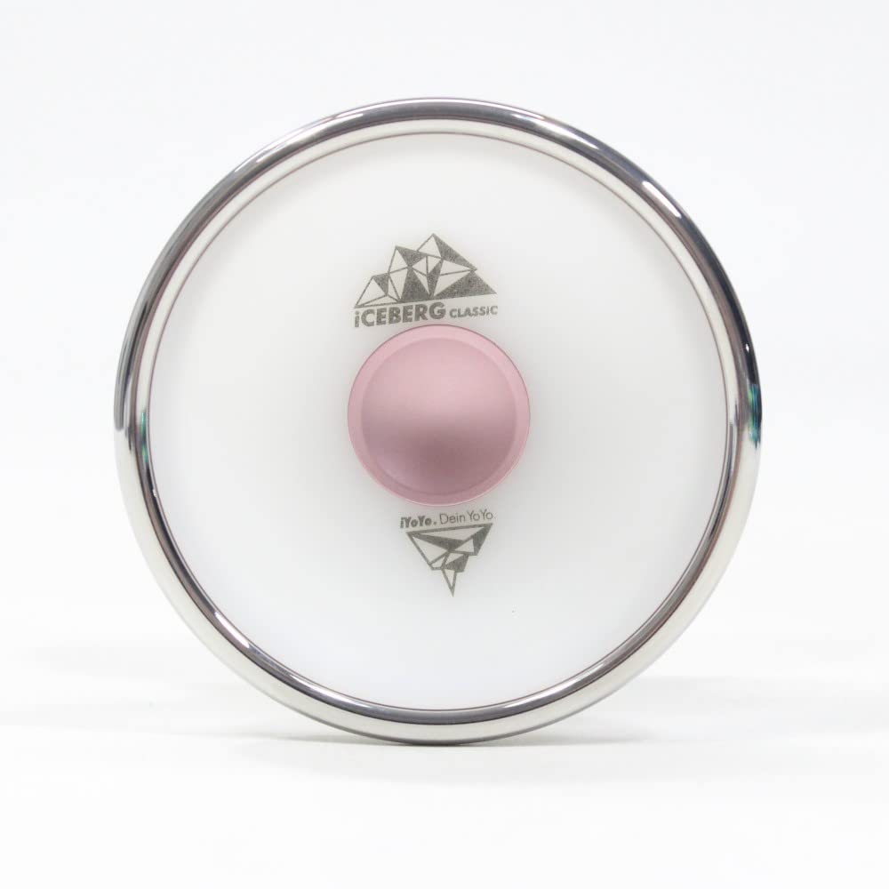 iYoYo iCEBERG CLASSiC Yo-Yo- Precision Machined Polycarbonate Core Combined with Stainless Steel Weight Rings β view 7