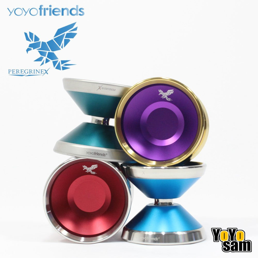 yoyofriends Peregrine X Yo-Yo - Wider - Bi-Metal - Aluminum with Stainless Steel Rings YoYo