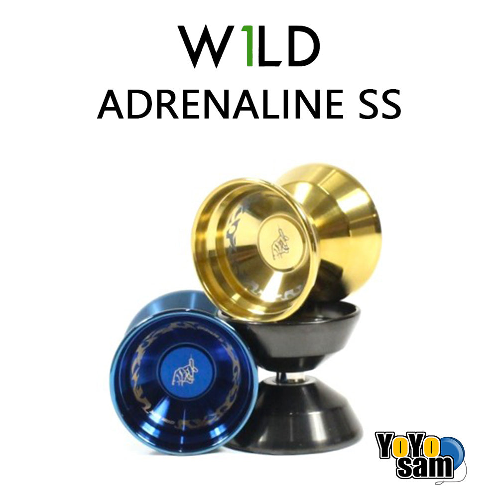 W1LD Adrenaline SS Yo-Yo - Stainless Steel - Blaise Becker Signature YoYo