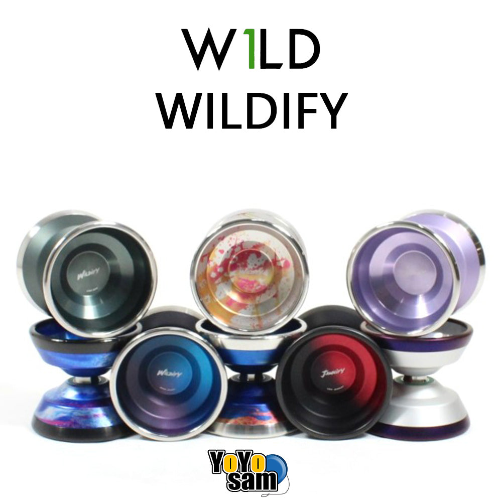 W1LD (Worldwide 1nnovative Leading Design) Wildify Yo-Yo - Bi-Metal YoYo -7075 Aluminum with Stainless Steel Rims