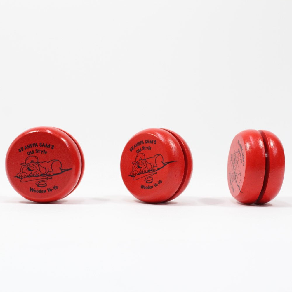 Grandpa Sam's Old Fashioned Wooden Yo-Yo by YoYoSam - Set of 3 — view 4