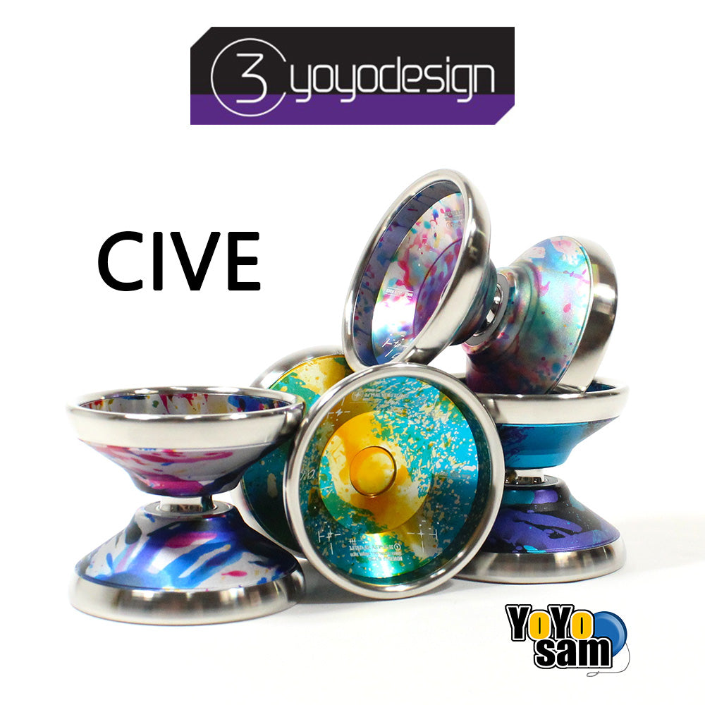 C3yoyodesign Cive Yo-Yo - Bi-Metal - “C3 Fans Signature Yoyo”