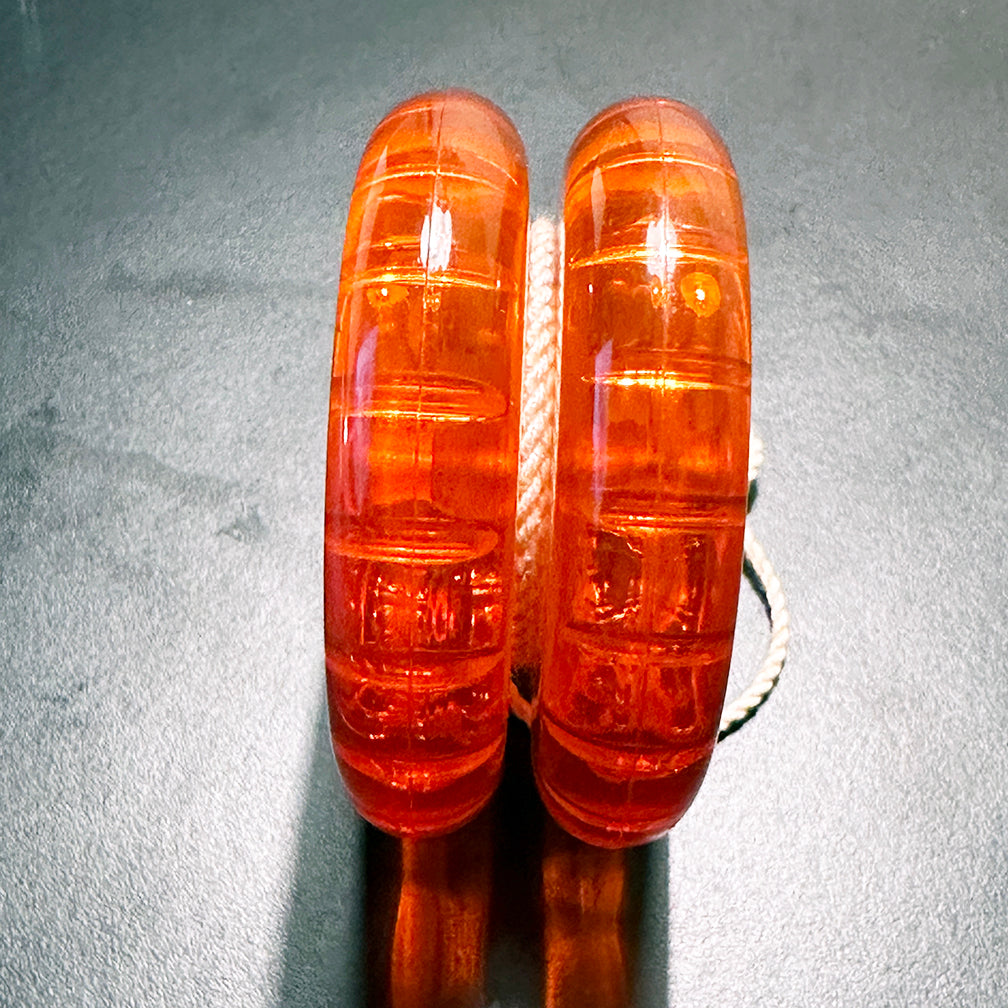 Vintage Playmaxx ProYo advertising yo-yo - 90s Orange - Very Good Condition — view 5