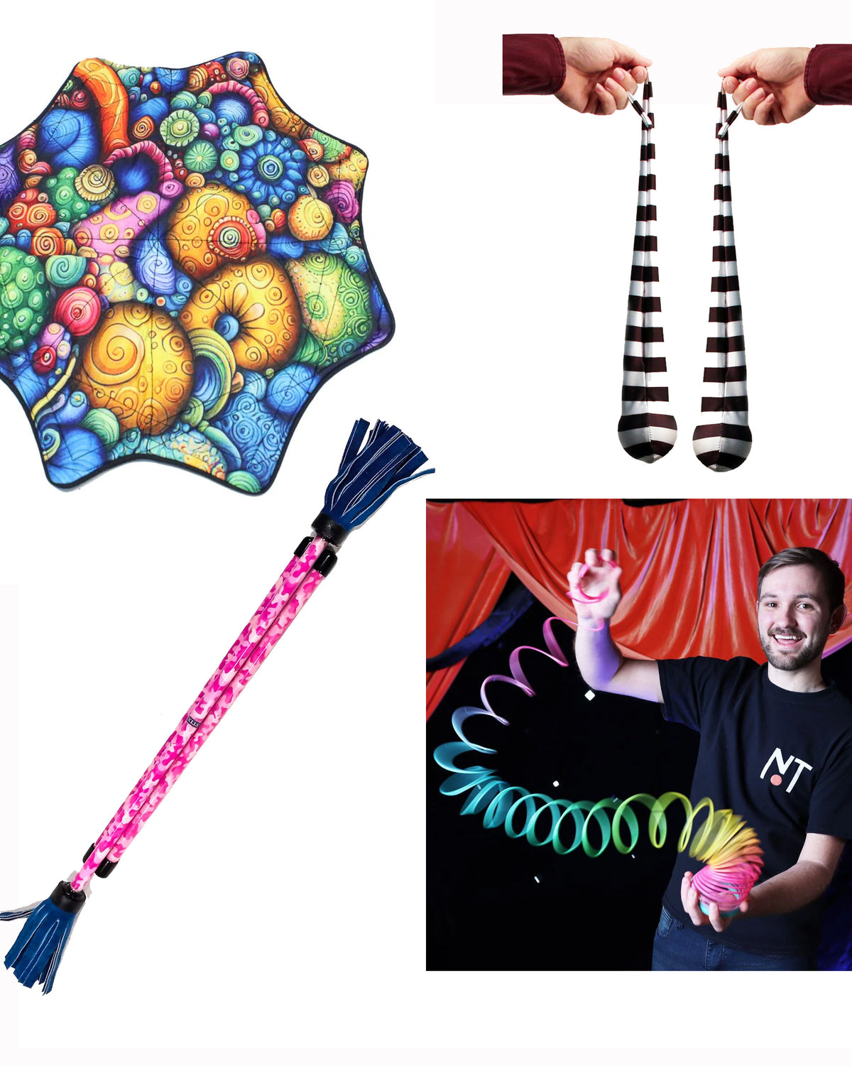 YoYoSam Flow Toy Kit - Everything You Need to Begin the Art of Flow! Including Mougee Z-Stix and Zeekio!