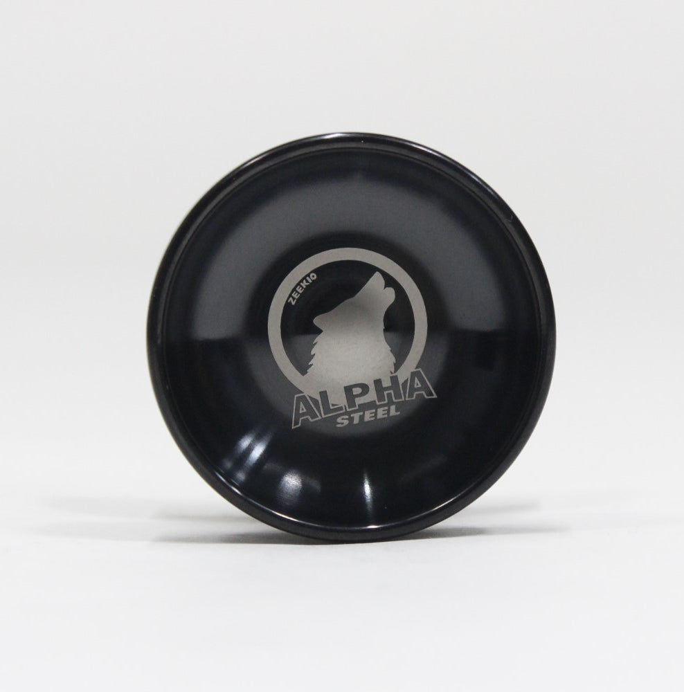 OPEN BOX/B-GRADE - Zeekio Alpha Steel Yo-Yo - Organic Shaped Stainless Steel - Undersized YoYo with D Sized Bearing — view 4