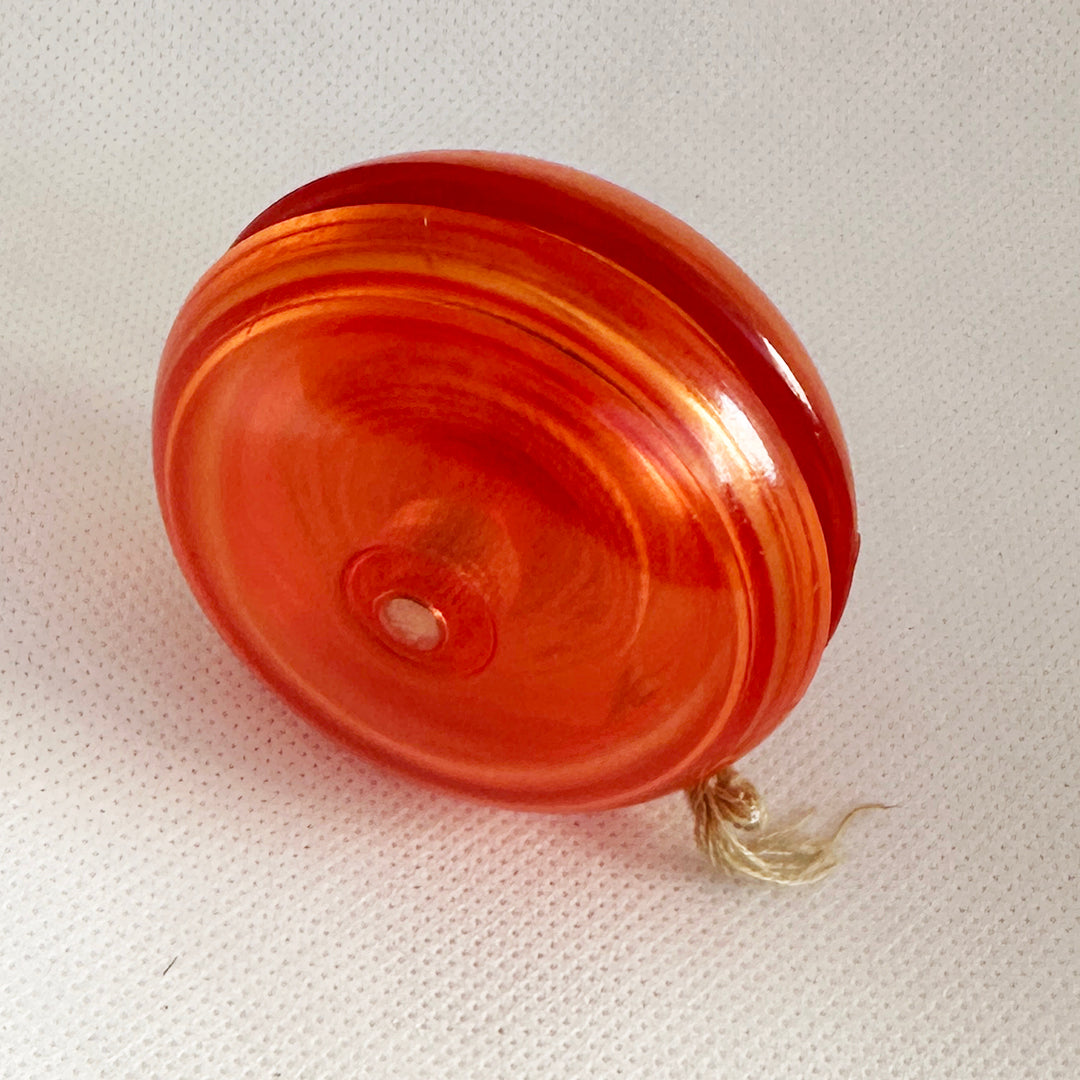 Vintage Duncan Fluer-de-lis Imperial Yo-Yo-Orange- Good Condition-Made in USA — view 5
