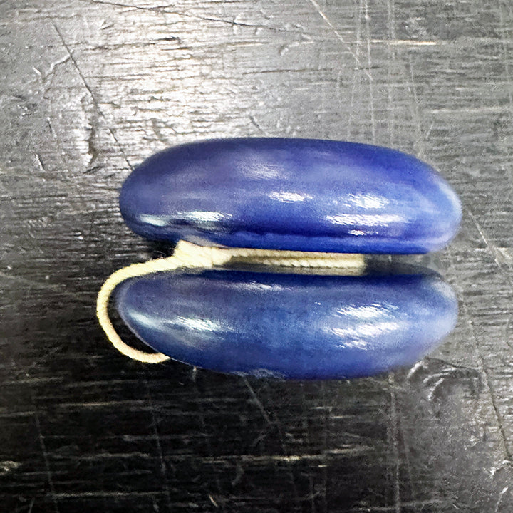 Vintage US Air Force Museum Yo-Yo - Blue - Wood Excellent condition — view 3