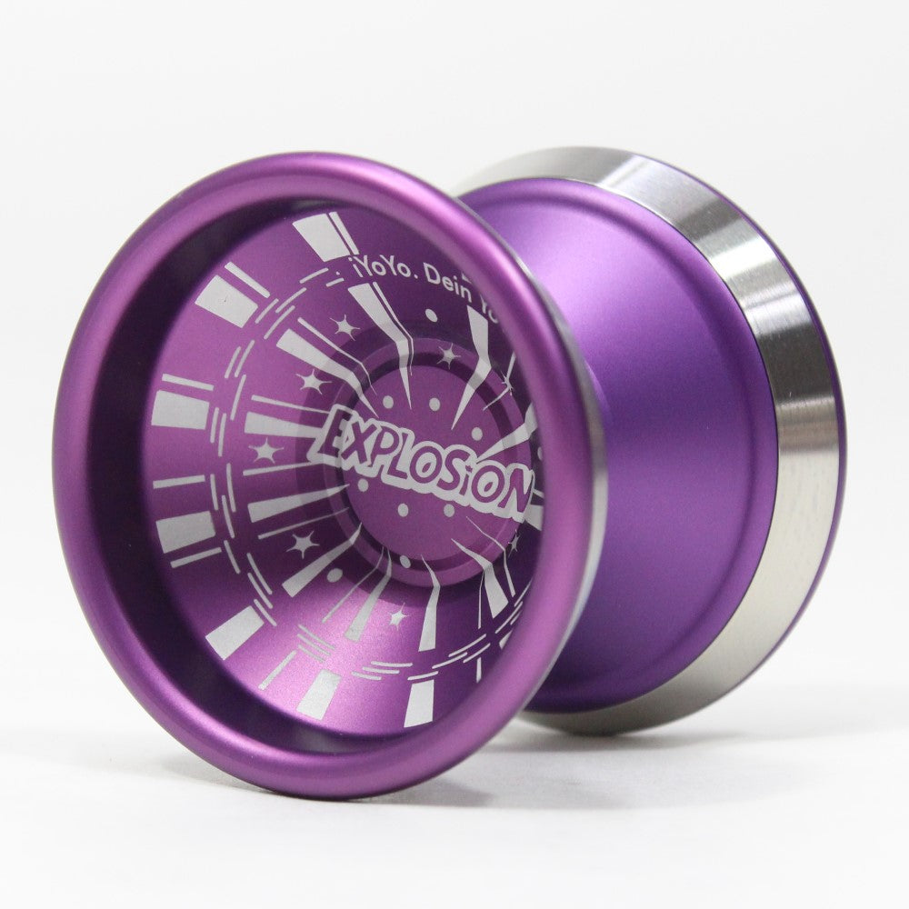 iYoYo EXPLOSiON Yo-Yo - Bi-Metal - 7075 Aluminum YoYo with Stainless Steel Rings — view 3