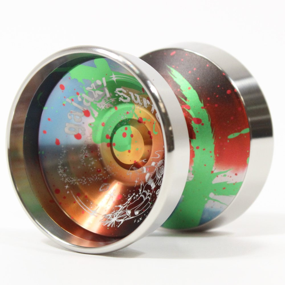 C3yoyodesign Galaxy Surfer Yo-Yo - Wide Rimmed Bi-Metal YoYo — view 5