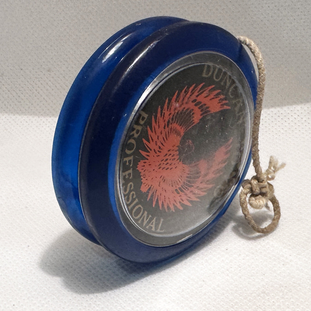 Vintage, Duncan Eagle Professional Plastic looping Yo-Yo Blue