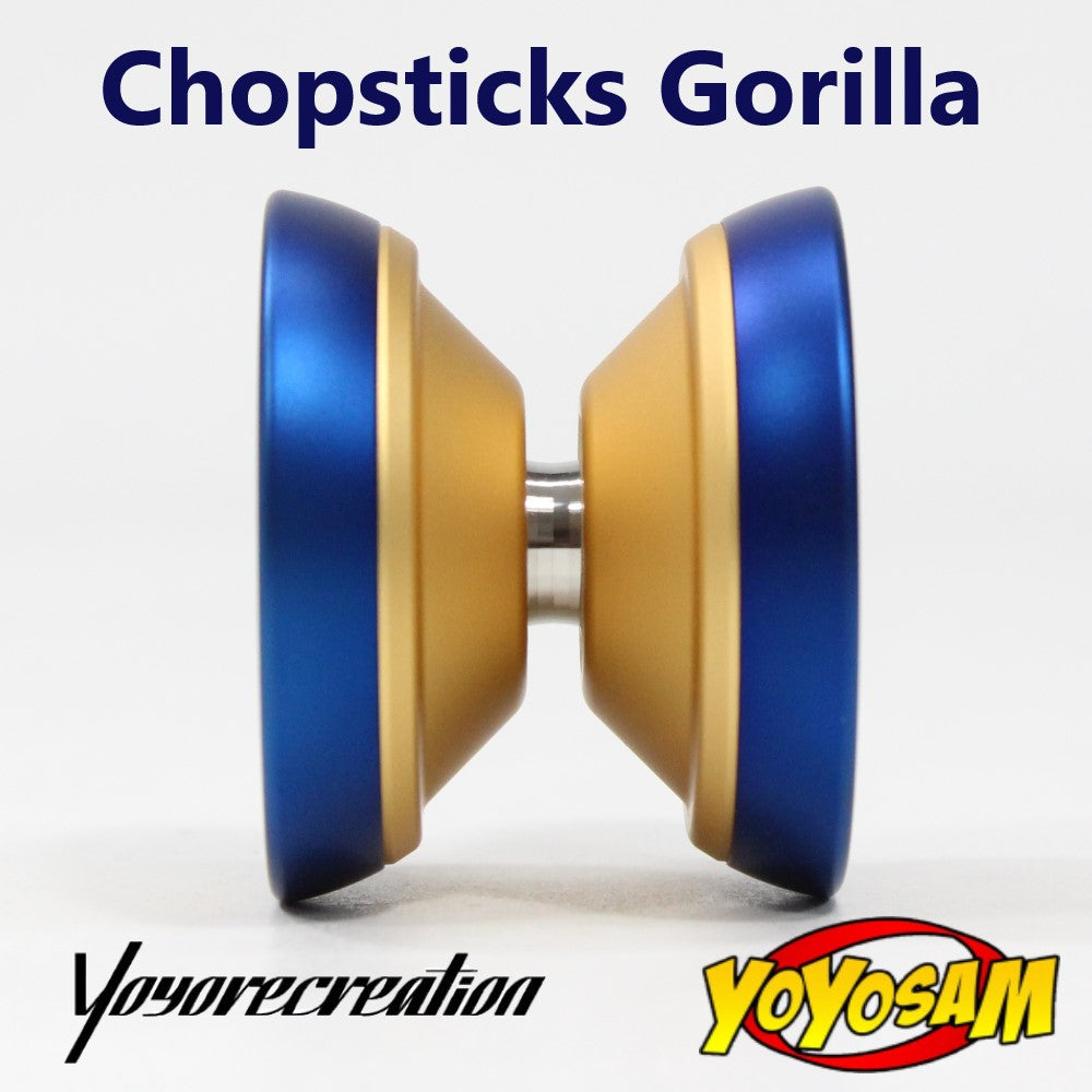 Yoyorecreation Chopsticks Gorilla Yo-Yo - Bi-Metal - Hirotaka Akiba Signature YoYo — view 2