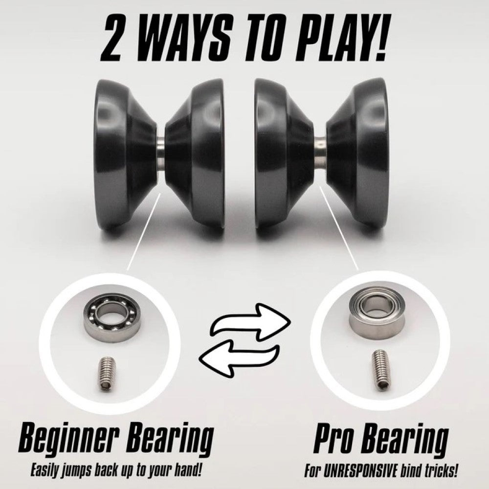 Spintek R1 Pro Yo-Yo - Responsive YoYo with Unresponsive Bearing Kit Included — view 3