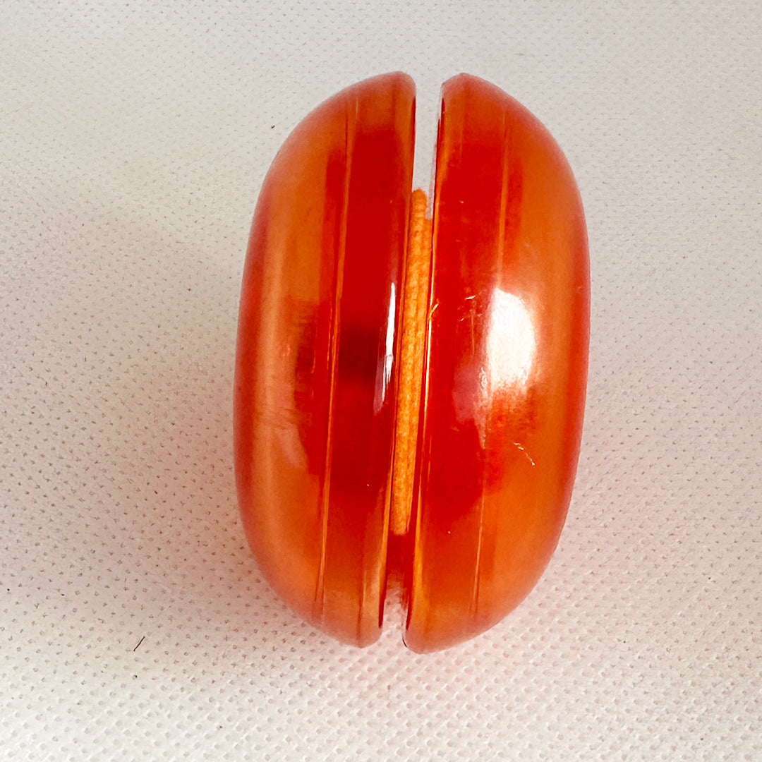 Vintage Duncan Fluer-de-lis Imperial Yo-Yo-Orange- Good Condition-Made in USA — view 3