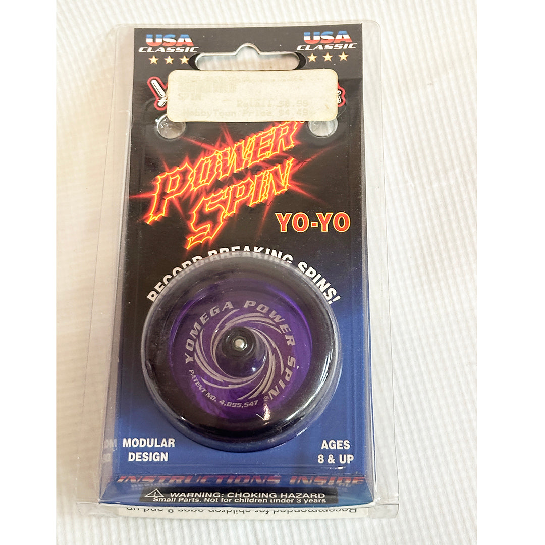 Vintage Yomega Power Spin - New in Package - Purple