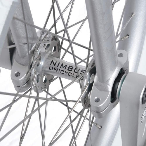 Nimbus Eclipse 20" Pro Freestyle Unicycle 300mm - Silver — view 7