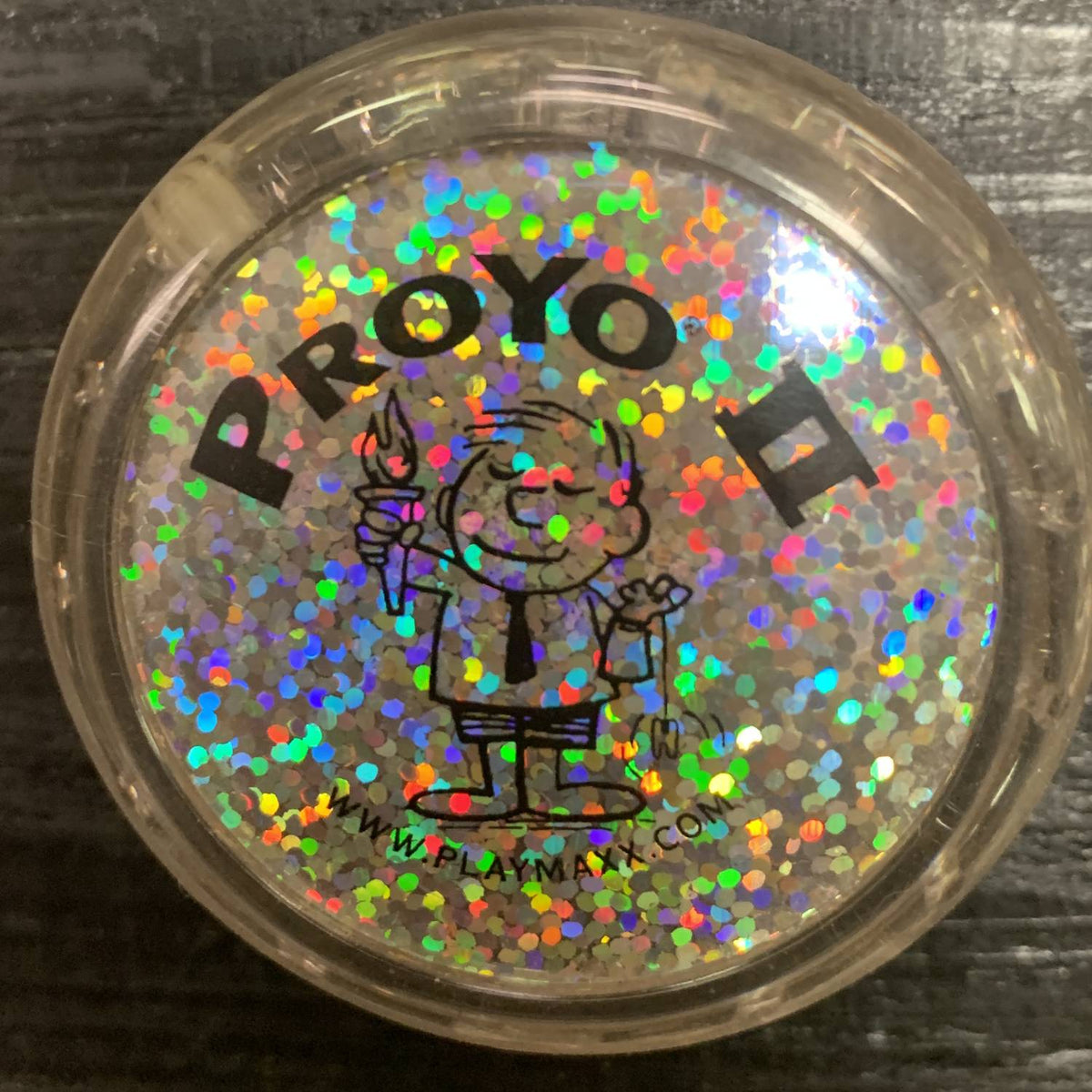 Vintage Proyo II Plastic Yo-Yo Reflective Cap - Clear Excellent Cond