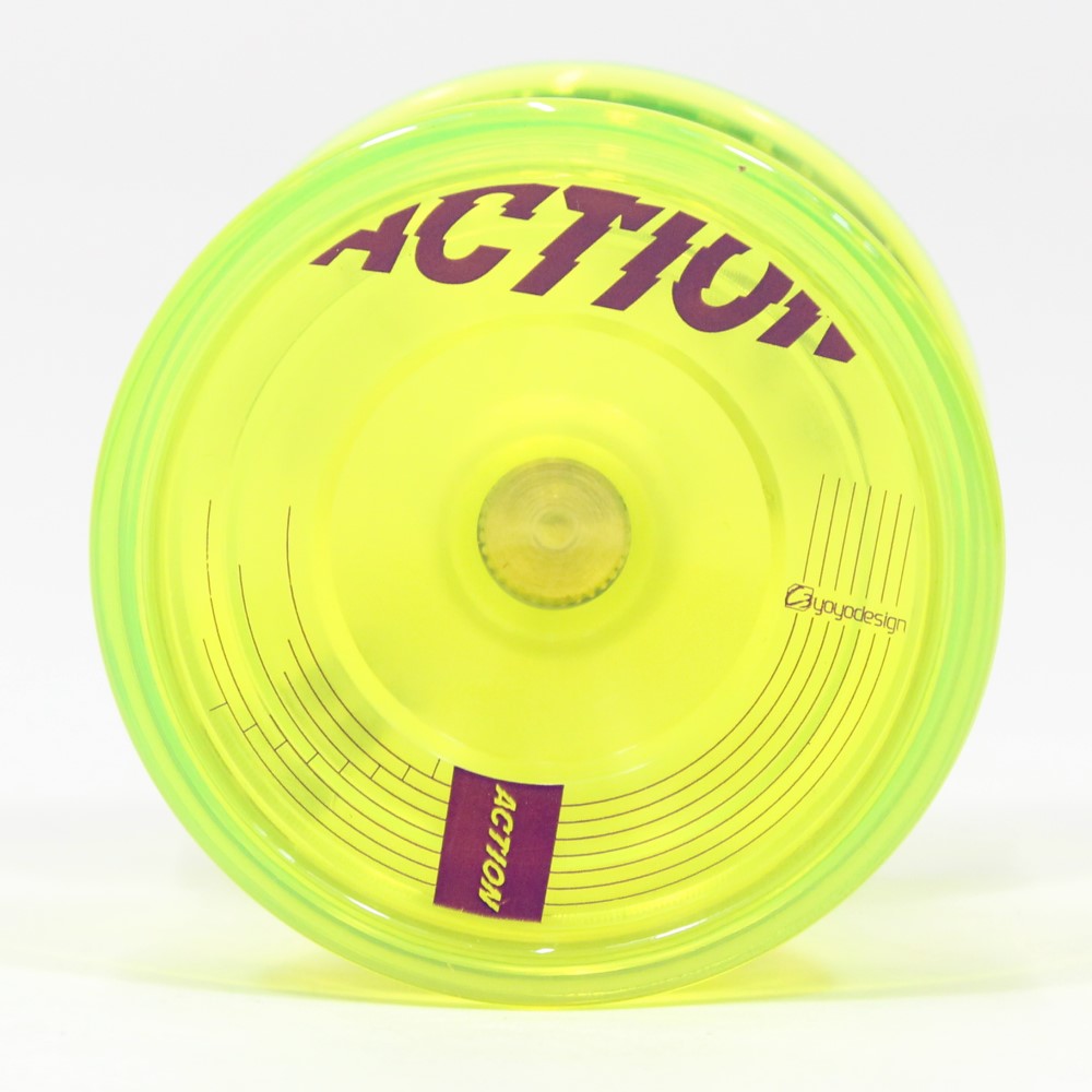 C3yoyodesign Action Yo-Yo - Plastic Fingerspin YoYo — view 3