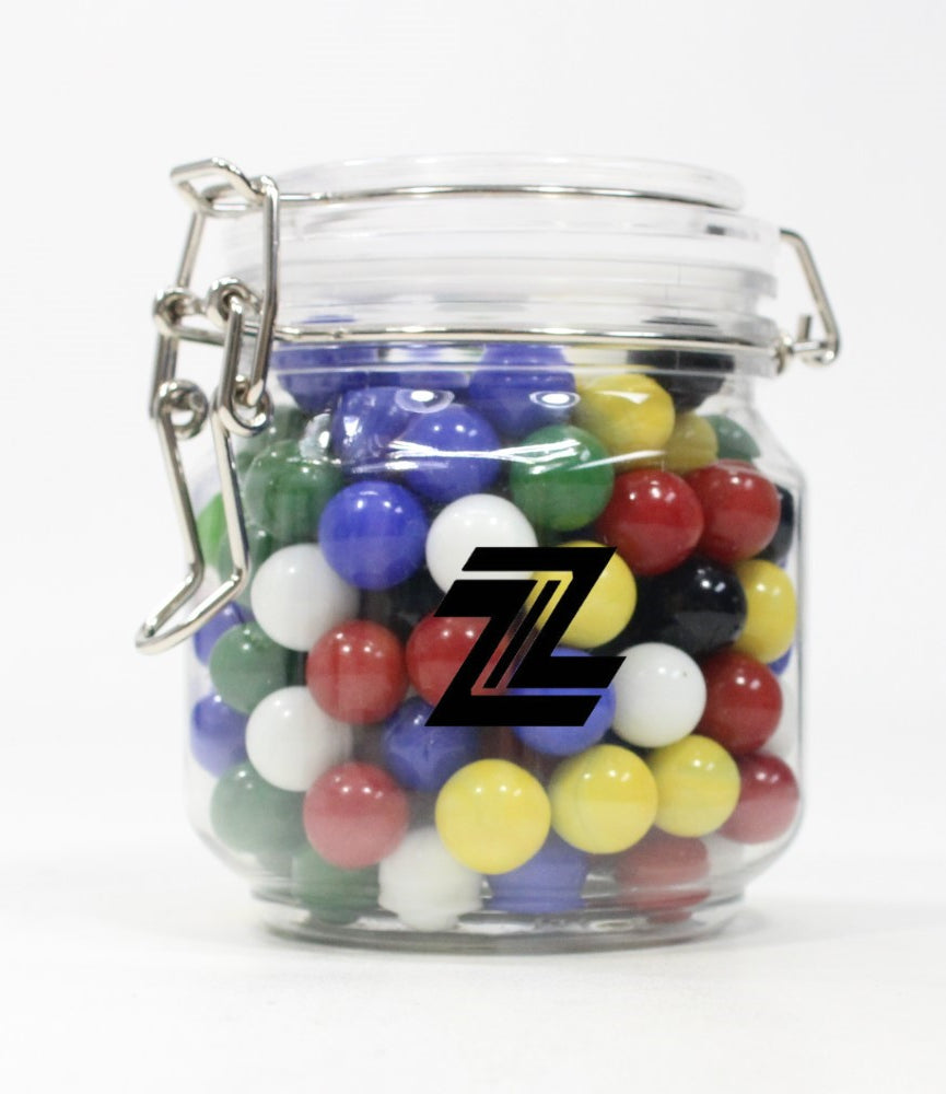 Mega Marble Replacement Game Marbles - 150 Pieces - 6 Colors of 14mm Glass Marbles — view 5