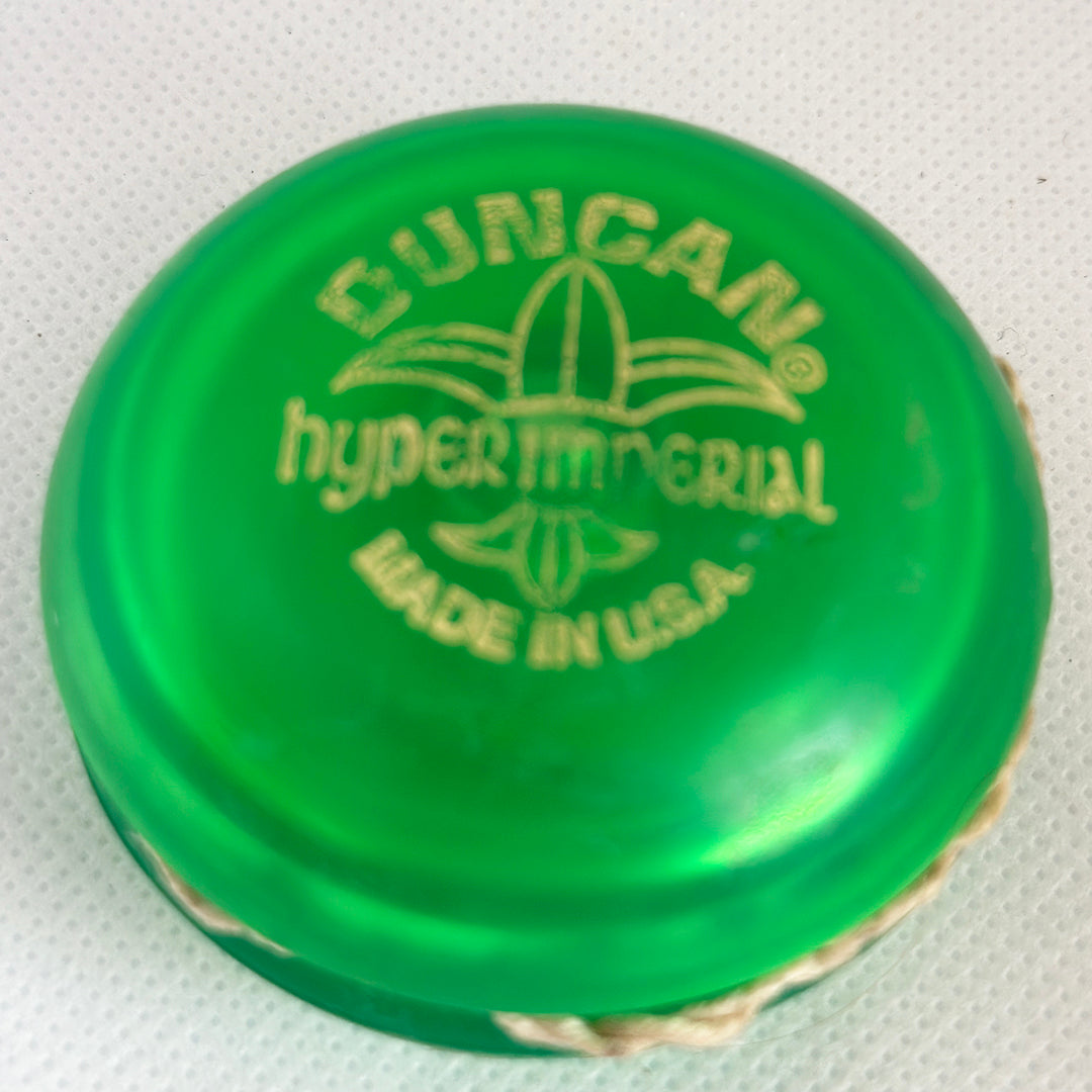 Vintage Duncan Hyper Imperial Yo-Yo - Green (Rare) -Very Good Condition — view 3