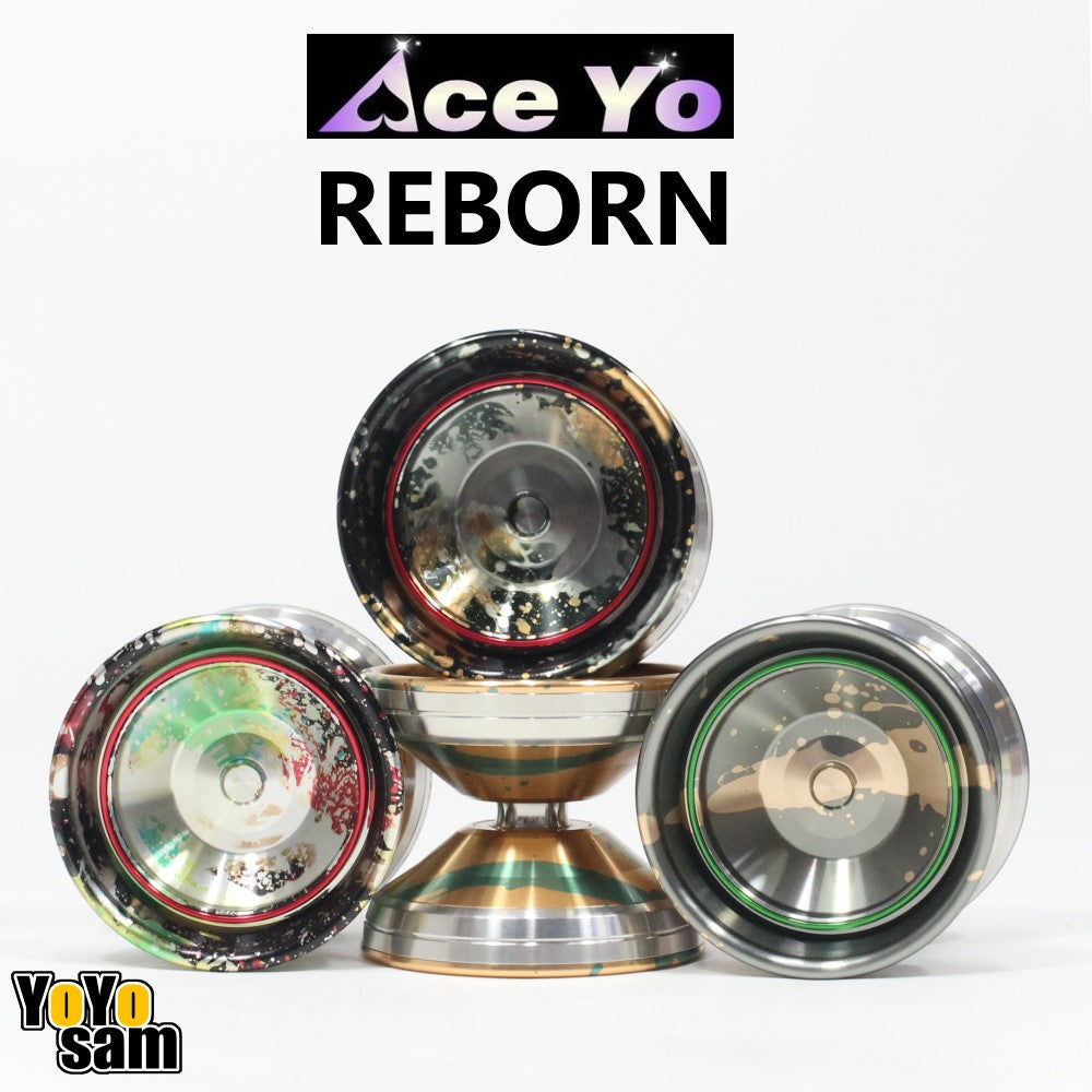 Ace Yo Reborn Yo-Yo - Bi-Metal - 7068 Aluminum with Stainless Steel Rims YoYo