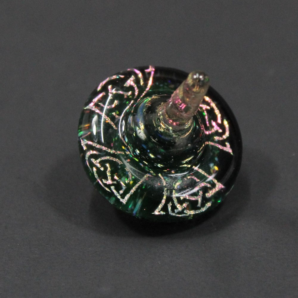 LKGLASS (TopCoinGlass) Spin Top - Hand Spun Glass Spin Tops! — view 4