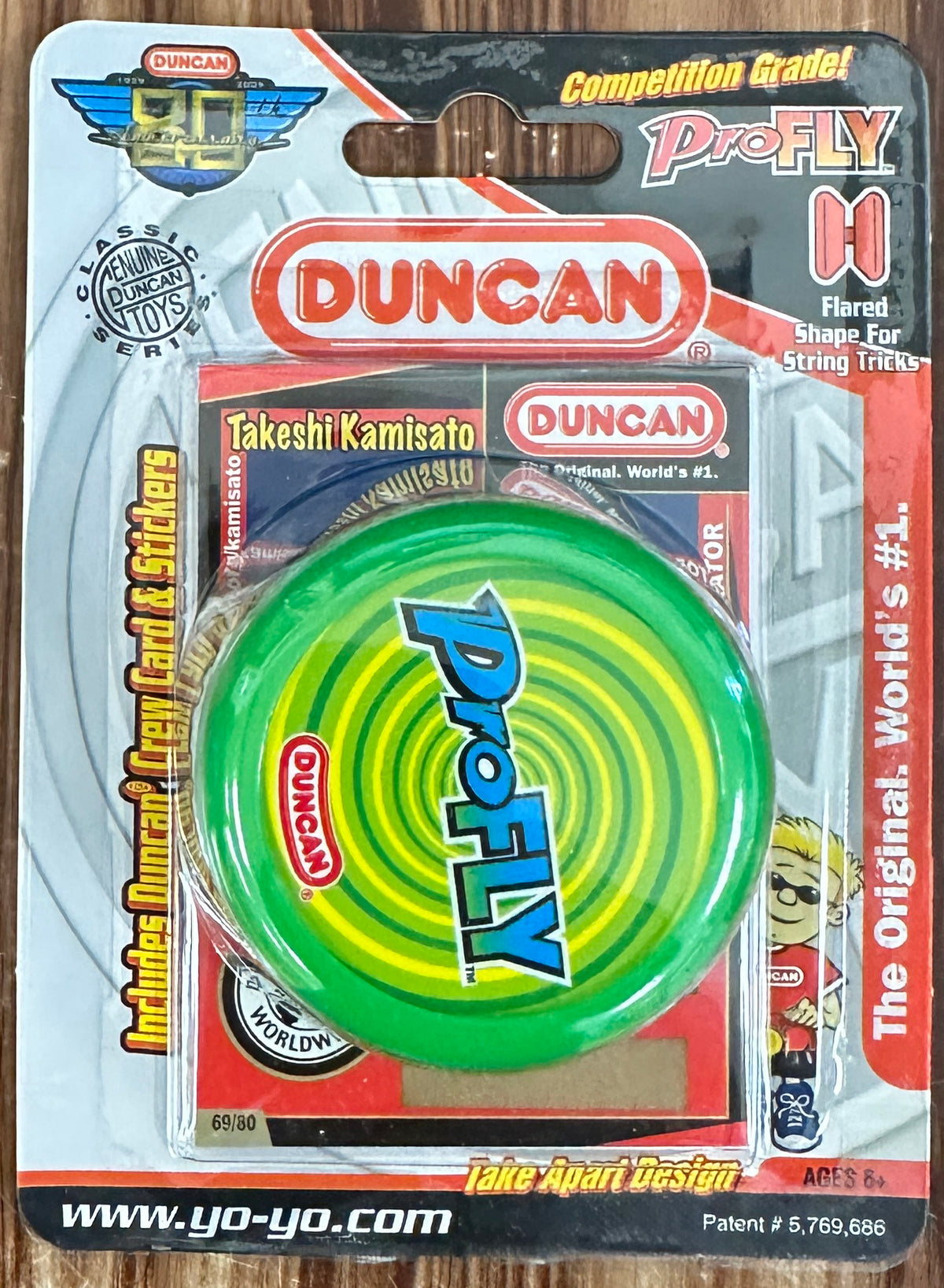 Collectable Duncan Profly Yo-Yo 80th Anniversary w/ Crew Card — view 5
