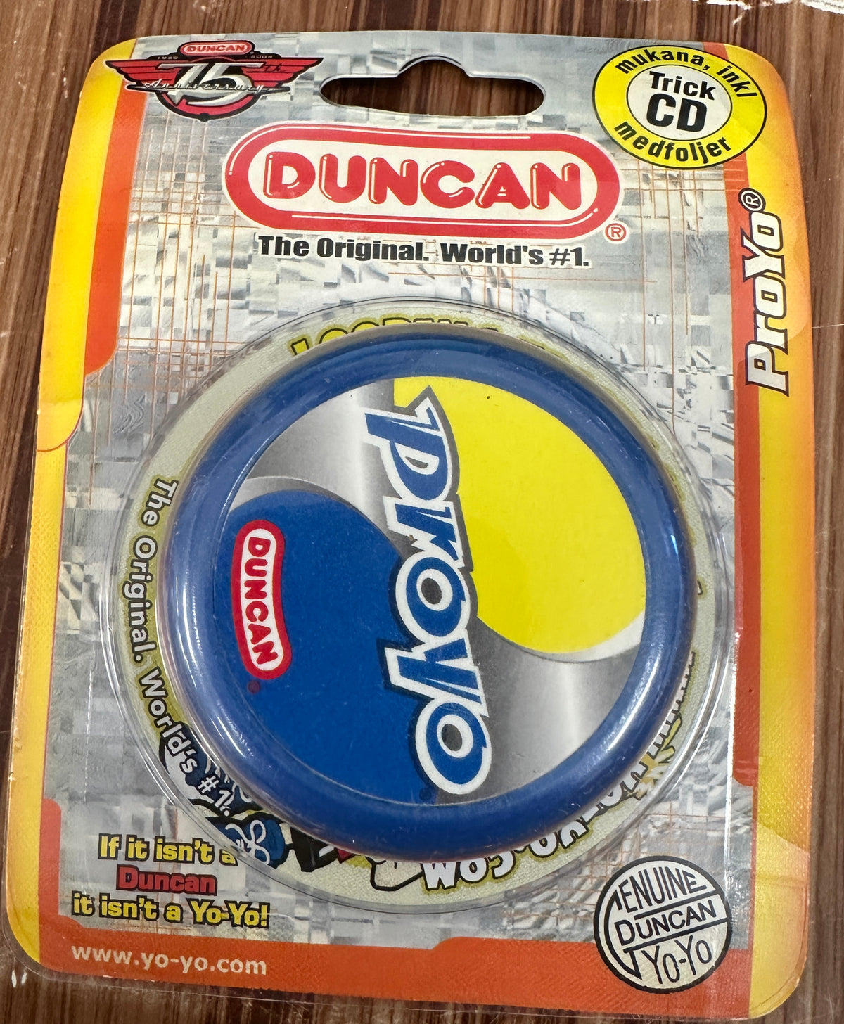 Vintage Duncan Proyo Yo-Yo 75 Yr Anniversary -2004 with CD New — view 8
