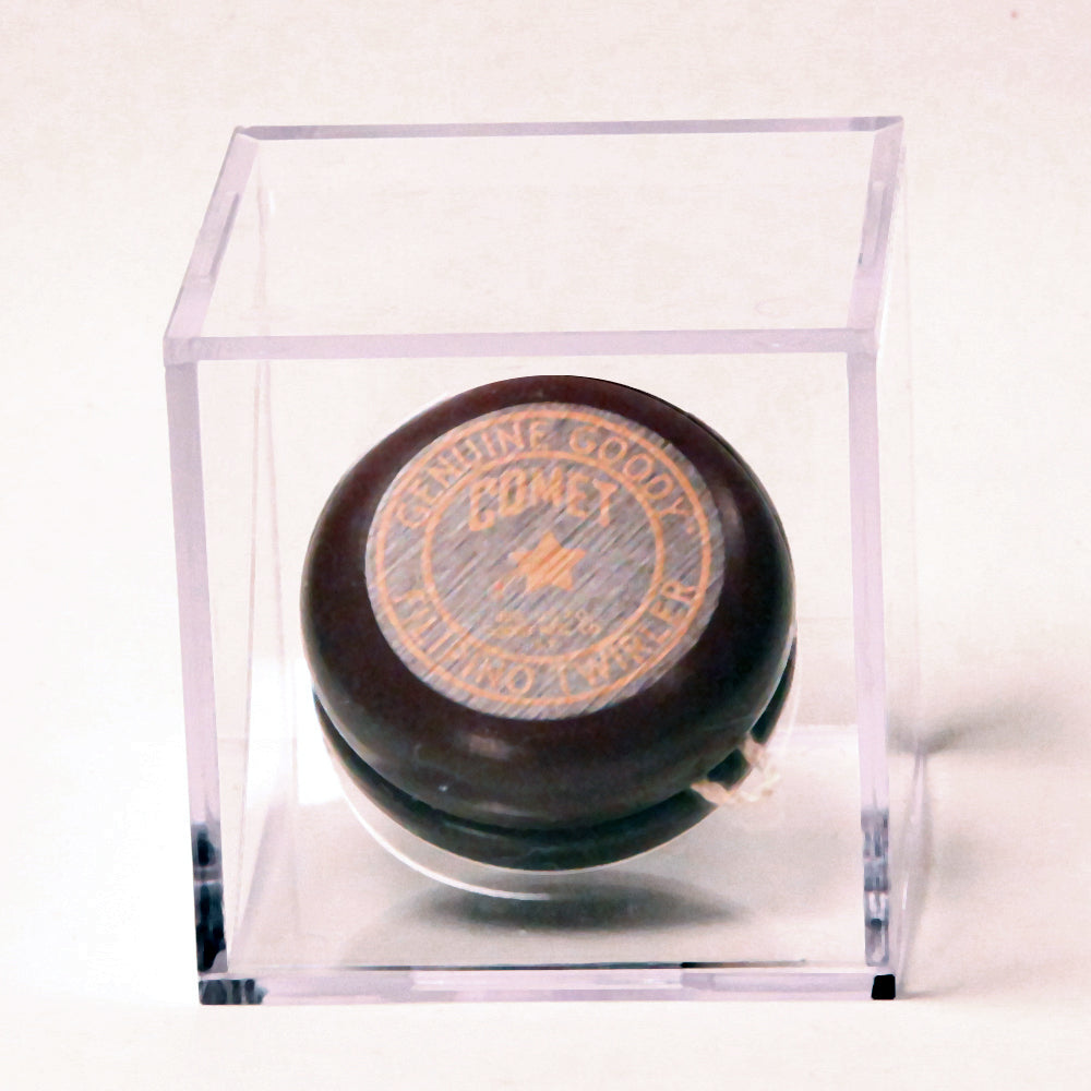Replica Vintage Collectible Wooden Yo-Yos - Enclosed in Acrylic Display Box β view 11