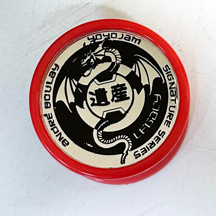 Vintage Andre Boulay Signature YoYoJam Dark Magic Legacy Edition - Red, New