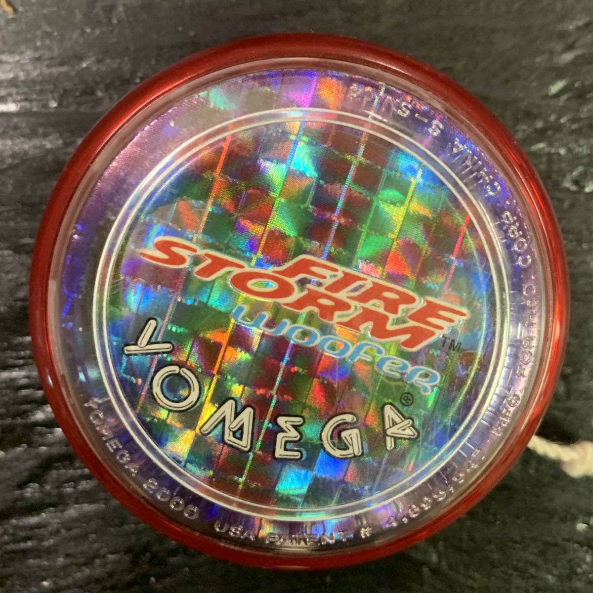 Vintage Yomega Fire Storm Woofer Yo-Yo- Excellent Condition 2000 Red — view 2