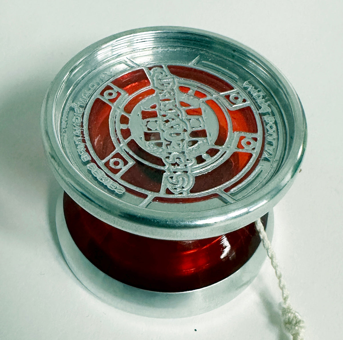Vintage Andre Boulay Signature YoYoJam Dark Magic Yo-Yo- Red, New — view 5