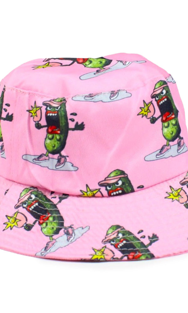 Pickle Monsters Bucket Hat - Fun Pickleball Hat Featuring the Dreaded Pickle Monster Crew — view 5