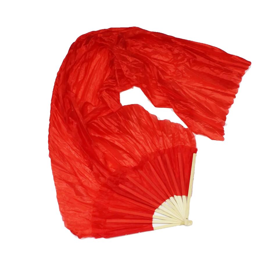 Mougee Silk Fan - For Dance, Festivals, or Just for Fun (Sold Individually) — view 14