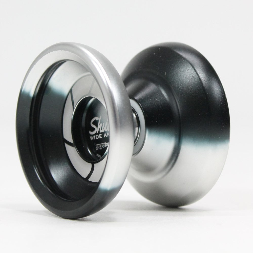 YoYoFactory Wide Angle Shutter Yo-Yo Blasted Aluminum Finish — view 5