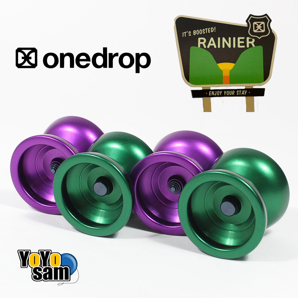 One Drop Boosted Rainier Yo-Yo - 7075 Aluminum YoYo with Side Effects