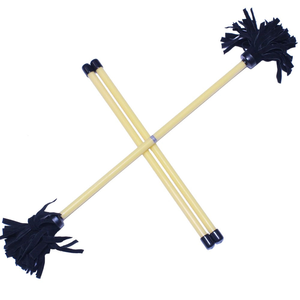 Z-Stix Professional Juggling Flower Sticks/Devil Sticks and 2 Hand Sticks, High Quality, Beginner Friendly - Solid Series β