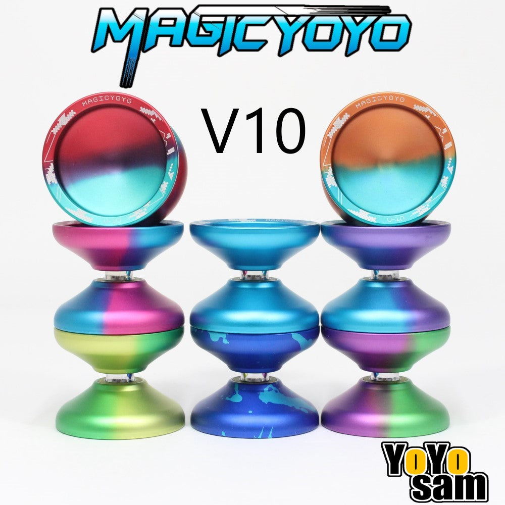 MAGICYOYO V10 Yo-Yo - Unresponsive Beginner Metal Fingerspin YoYo