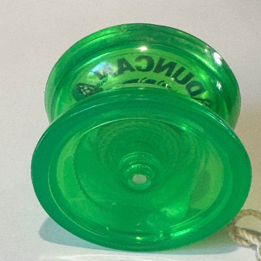 Vintage Duncan Butterfly Yo-Yo - Early 90s Transluscent Green Excellent Condition — view 3