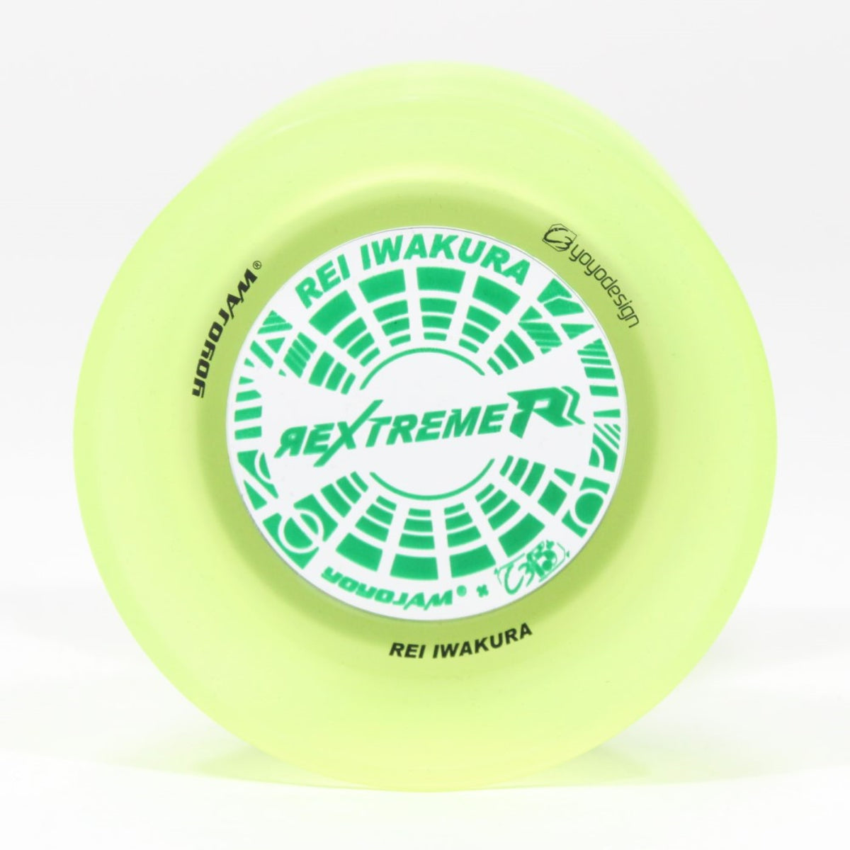 C3yoyodesign x YoYoJam “Rextreme R” Yo-Yo - Bi-Material - Rei Iwakura Signature YoYo — view 2