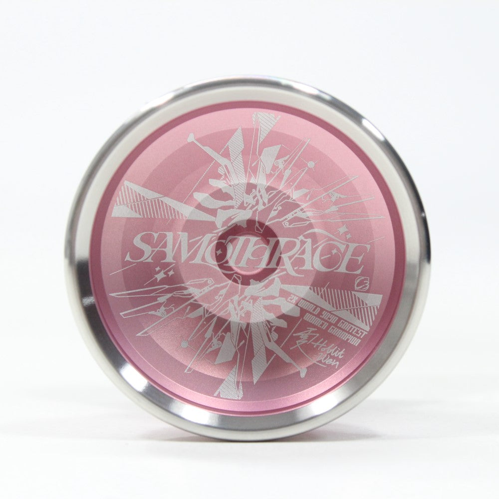 C3yoyodesign Samothrace Yo-Yo - 7075 Aluminum Bi-Metal - Hobbit Xiao Wen Wang Signature YoYo β view 3