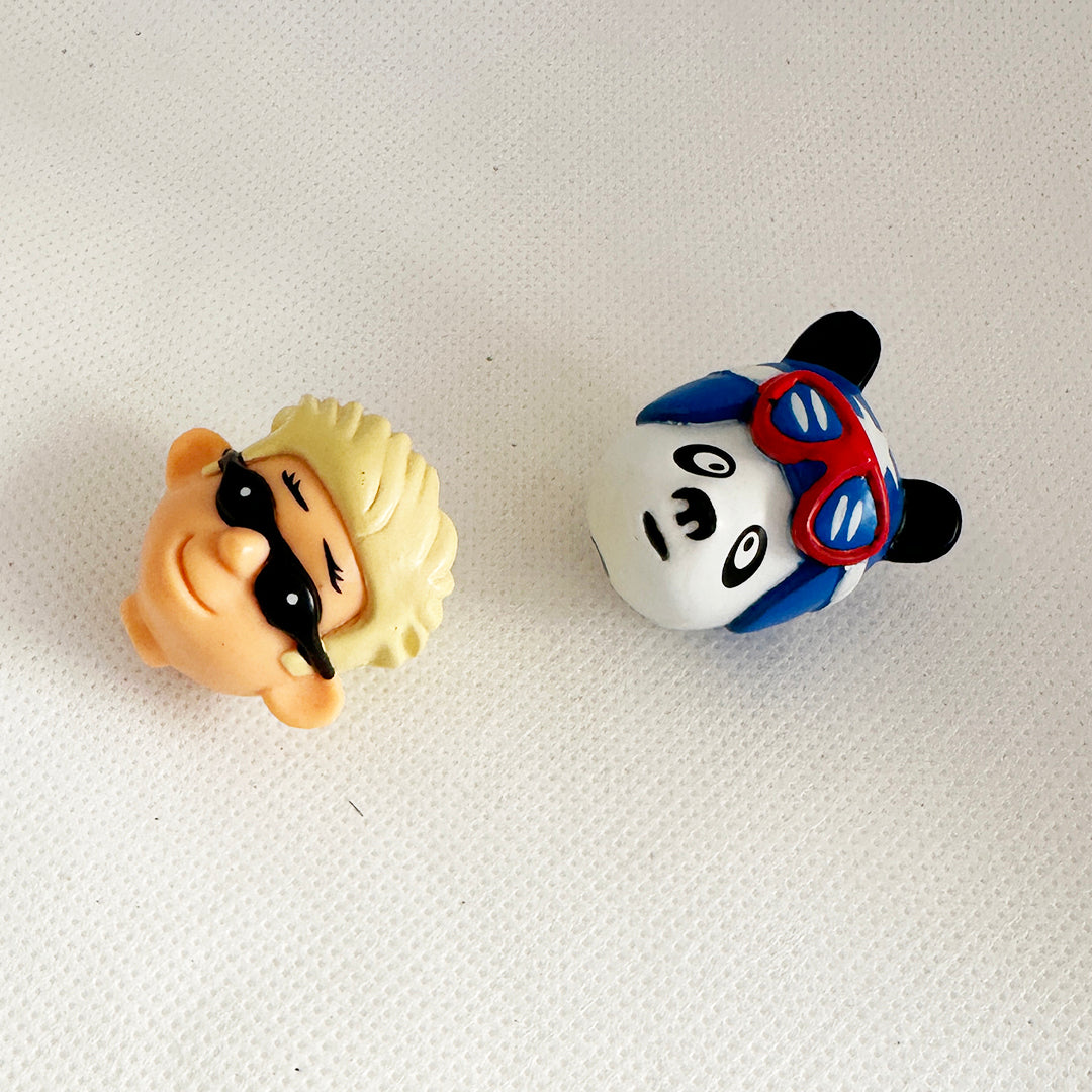 Vintage Duncan Counterweights - 2- 1 Yo-Yo Guy, 1Panda Excellent Condition — view 2