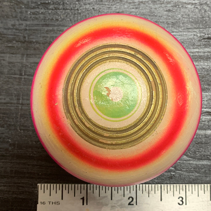 Vintage Big Wooden Mexican Yo-Yo — view 3