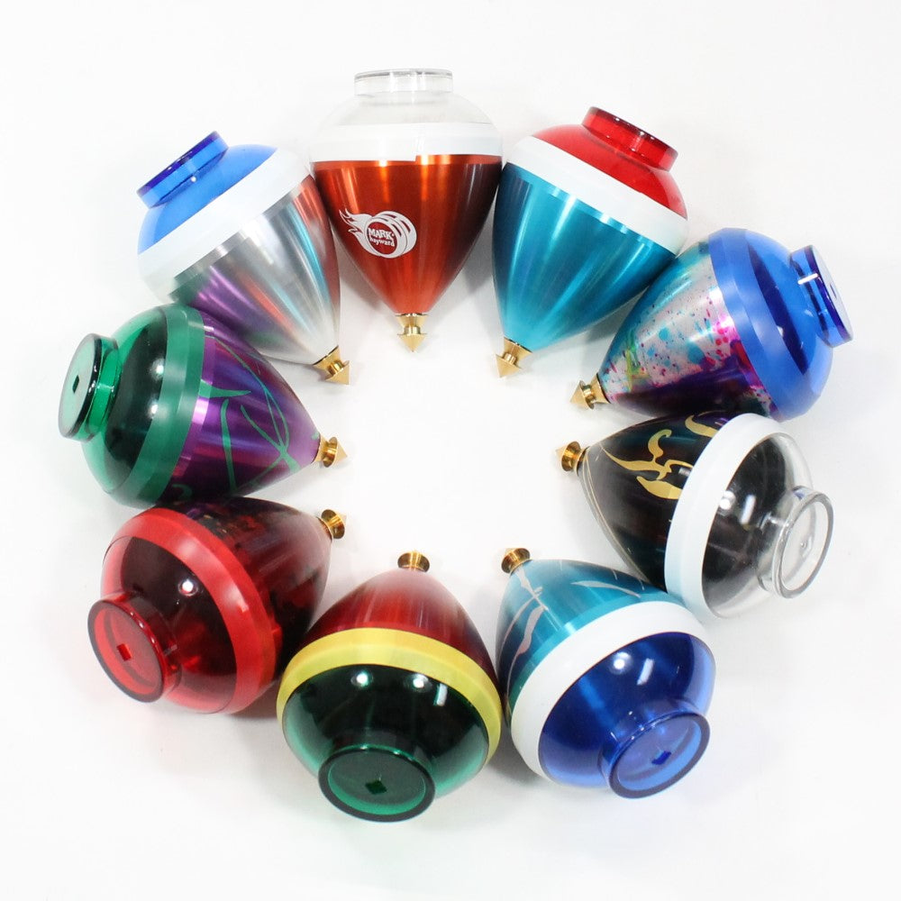 Spintastics Quicksilver Spintop, Ball-bearing Tip, Aircraft Aluminum Body, String included — view 3