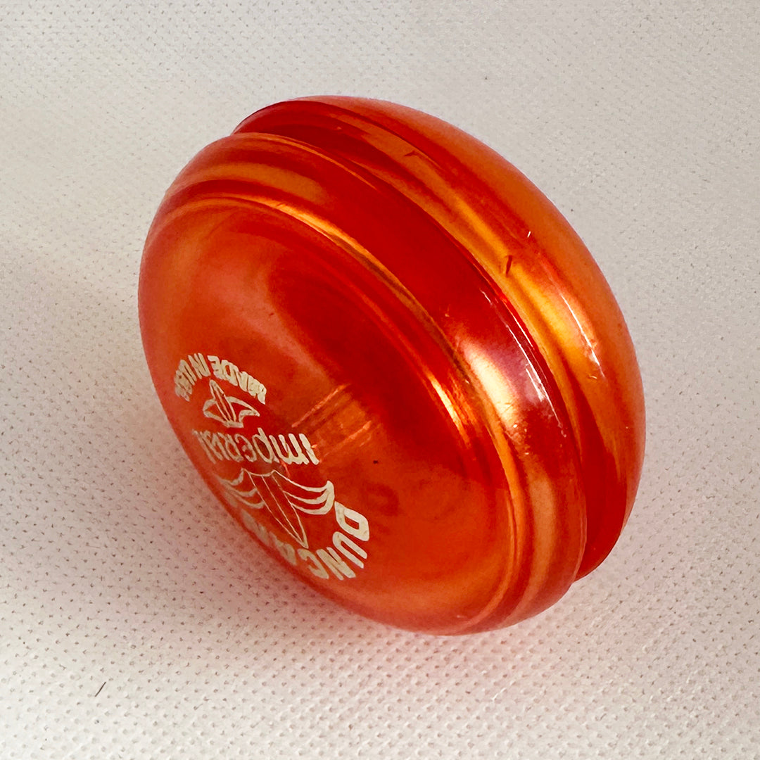 Vintage Duncan Fluer-de-lis Imperial Yo-Yo-Orange- Good Condition-Made in USA — view 2
