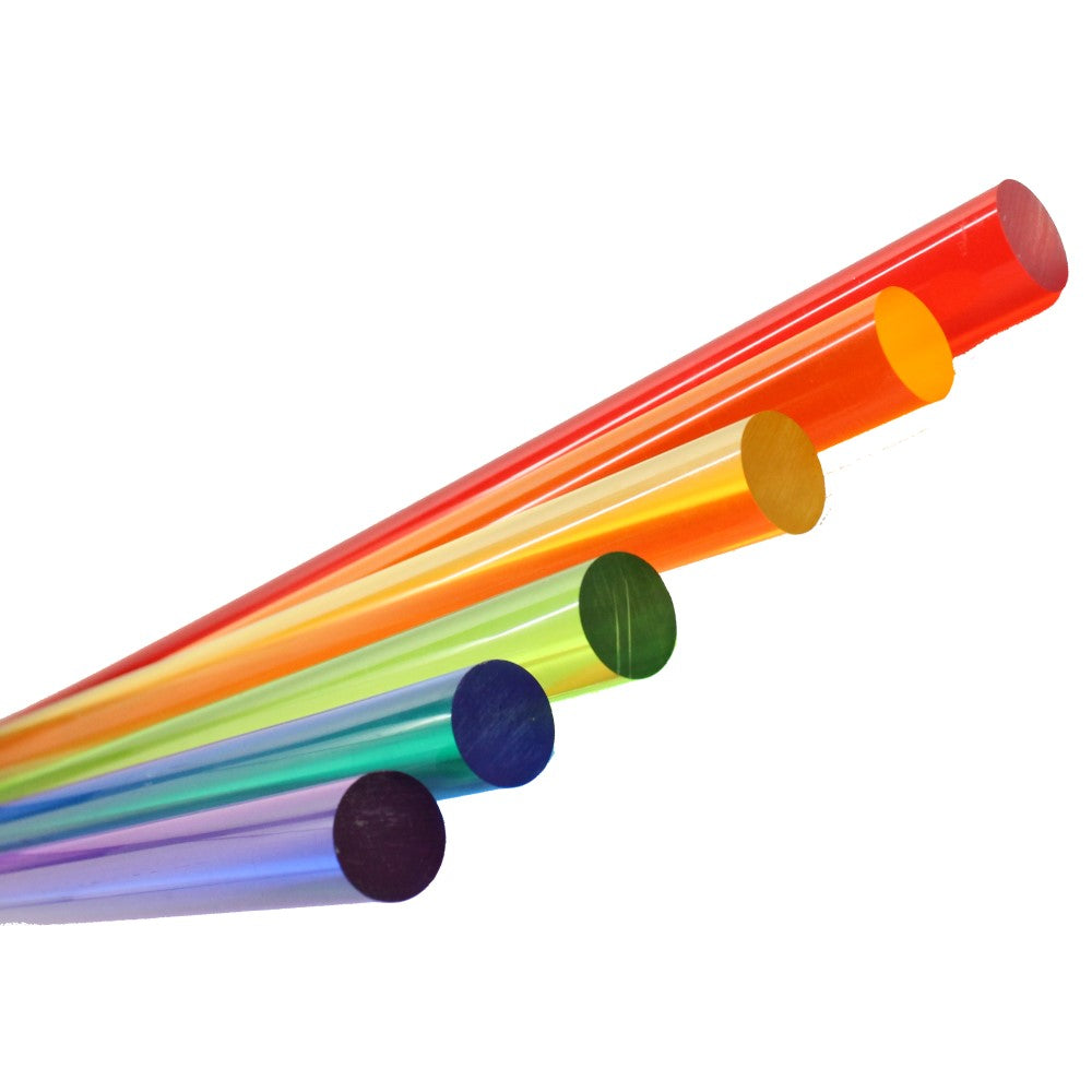 Acrylic Lucite Rod Dowel 3/8"(9.525mm) x 11.8125" (300mm) - One Rod — view 2