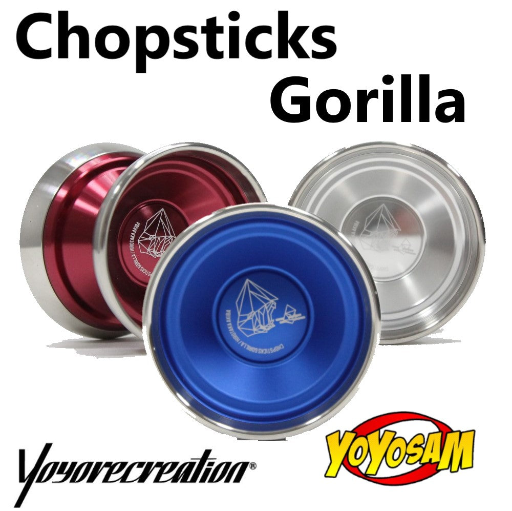 Yoyorecreation Chopsticks Gorilla Yo-Yo - Bi-Metal - Hirotaka Akiba Signature YoYo — view 4