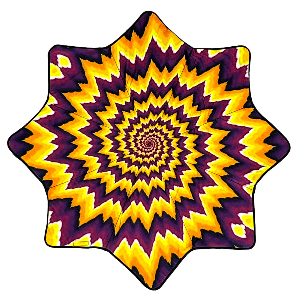 Mougee "Intra" Classic Flow Star - Internal Webbing - 27" Diameter - Durable and Vibrant Patterns — view 5